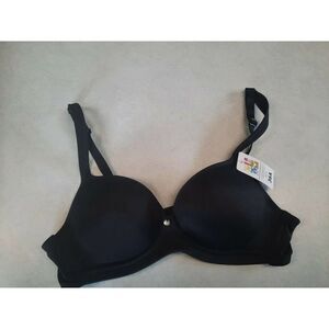 Essential Bodywear JACQUELINE Bra Wire Free Size 36A Style 3111 Color Black NWT